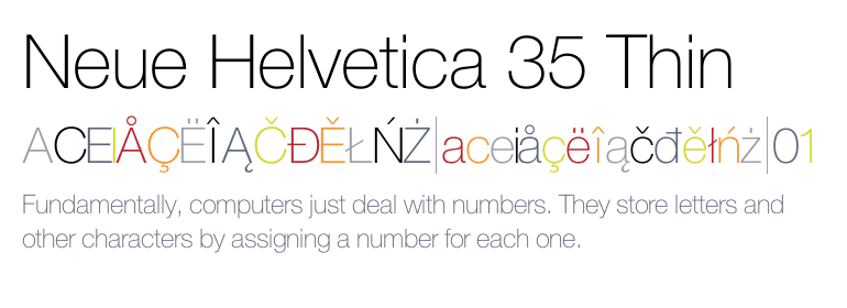 Font helvetica Helvetica Font